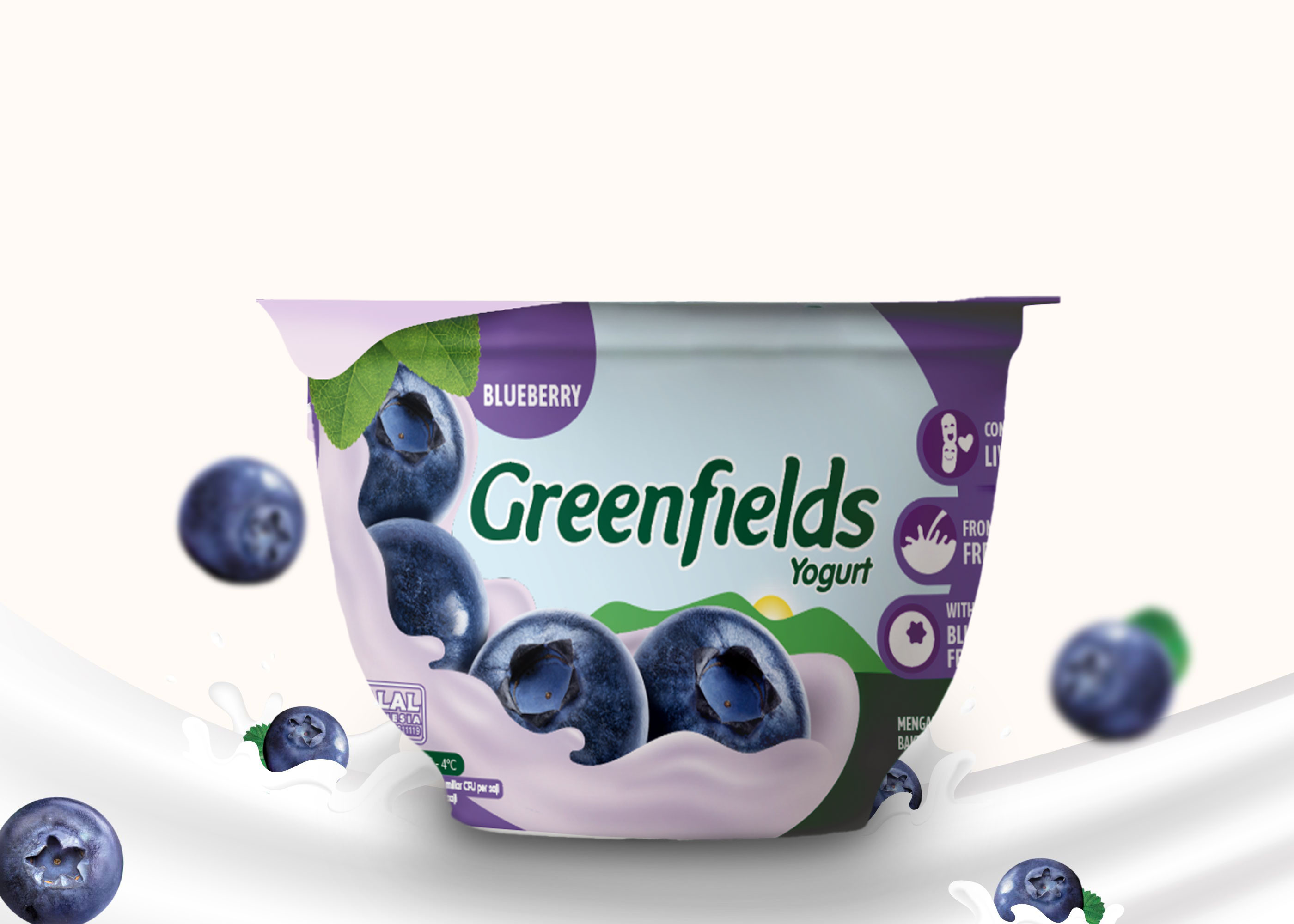 Yogurt Cup Blueberry