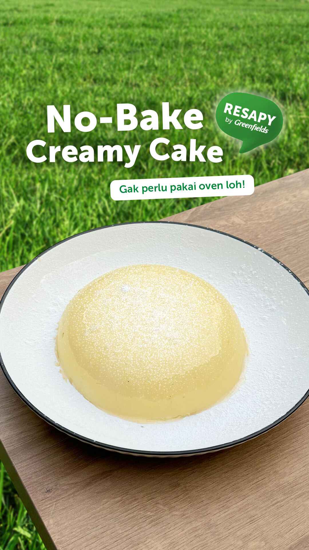 No Bake Creamy Cake