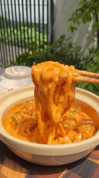 Spicy Creamy Rose Udon